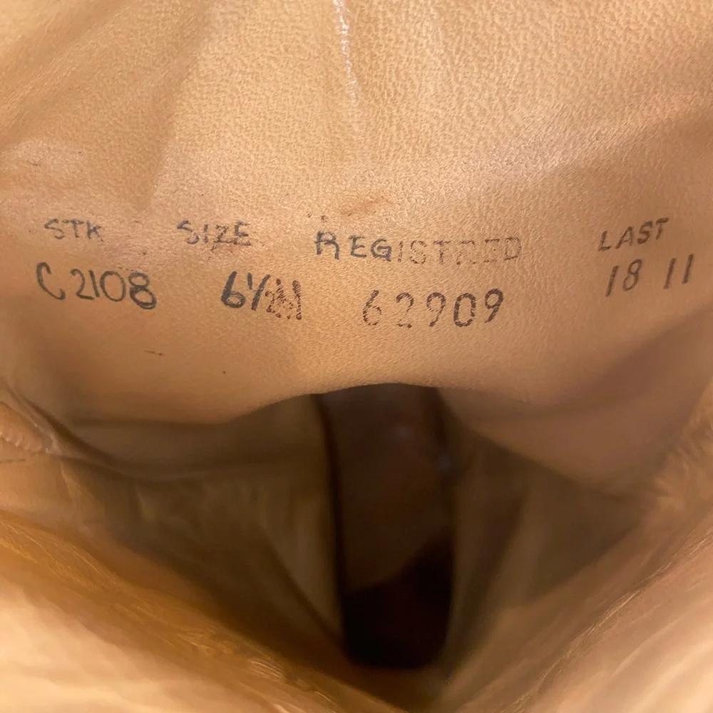 Corral Vintage Leather Lizard Inlay Western Boot, Size 6.5M - Picture 13 of 14